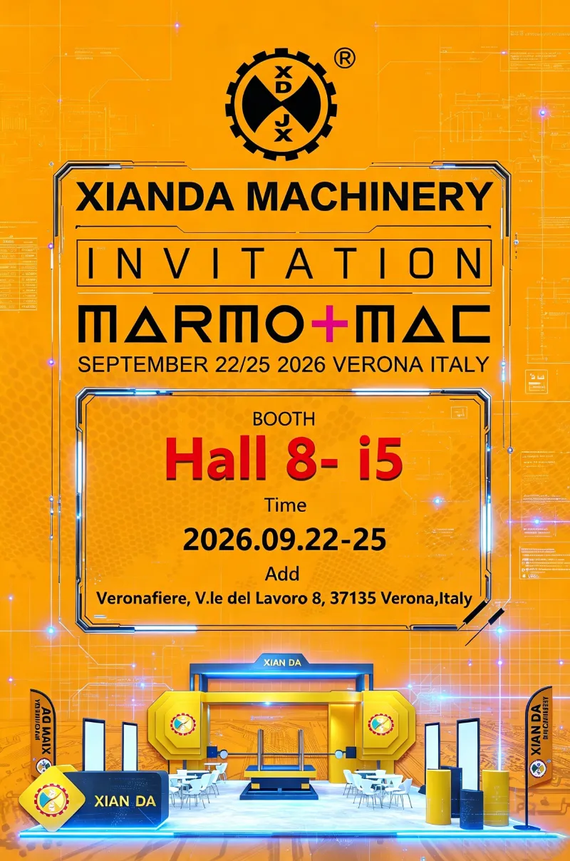XIANDA MACHINERY が Marmomac 2026 に出展
